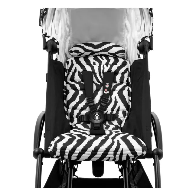 Poussette YOYO³ 6+ Châssis noir | Zèbre