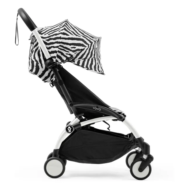 YOYO³ 6+ Pushchair White frame | Zebra