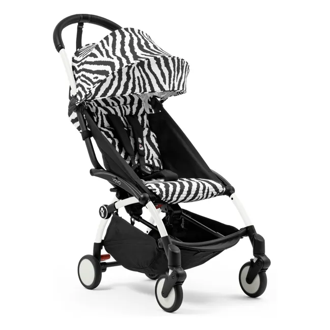 YOYO³ 6+ Pushchair White frame | Zebra