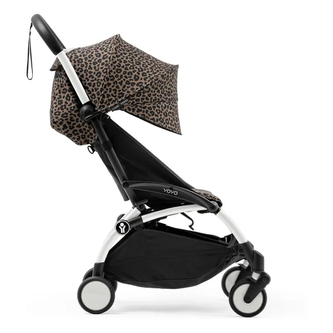 YOYO³ 6+ Pushchair White frame | Leopard
