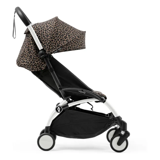 YOYO³ 6+ Pushchair White frame | Leopard