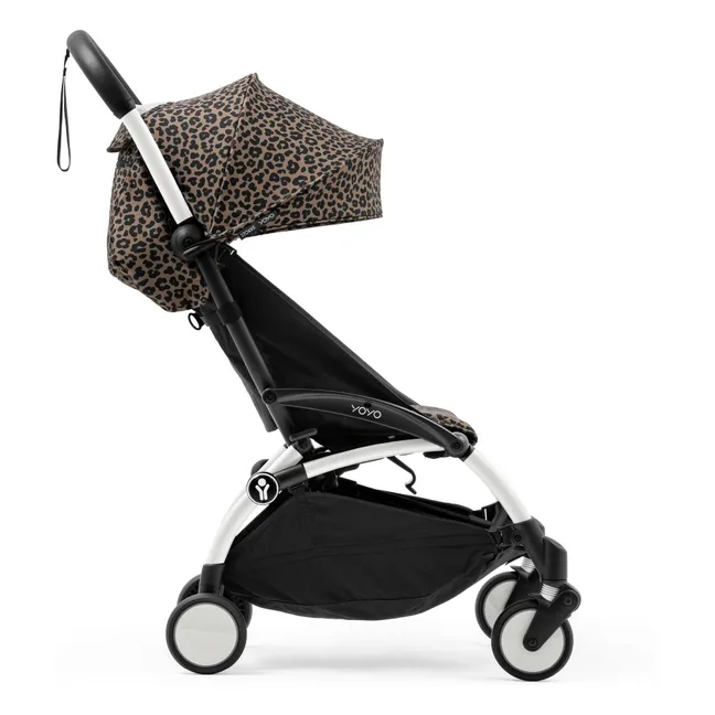 YOYO³ 6+ Pushchair White frame | Leopard