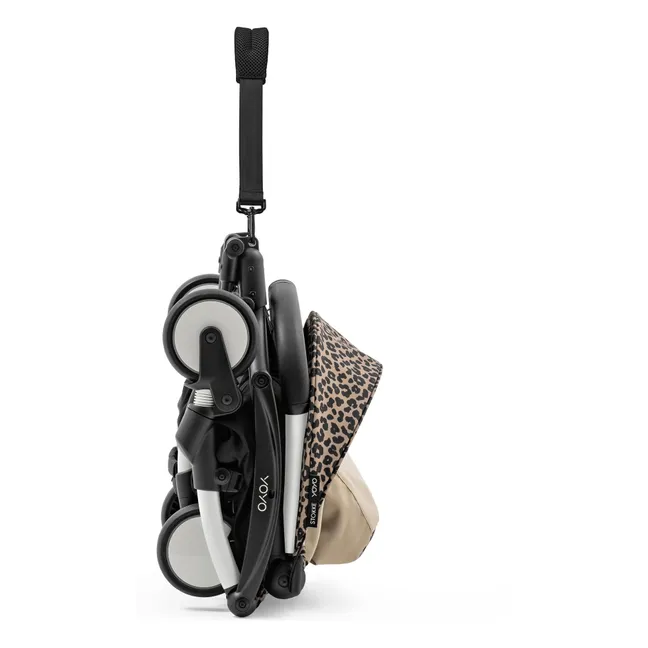 YOYO³ 6+ Pushchair White frame | Leopard