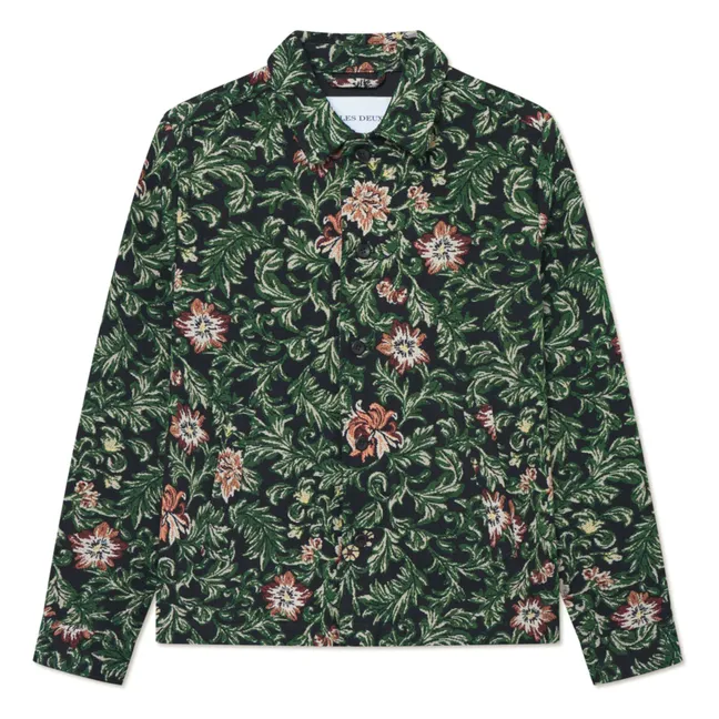 Surchemise Jaiden Flower Jacquard  | Noir