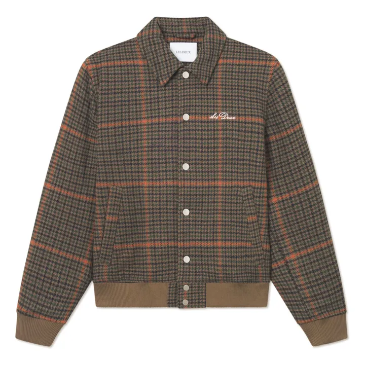 Blouson Bomber Varsity  | Marron- Image produit n°0