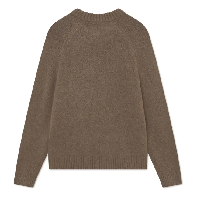 Pull Col Rond Gilbert  | Marron
