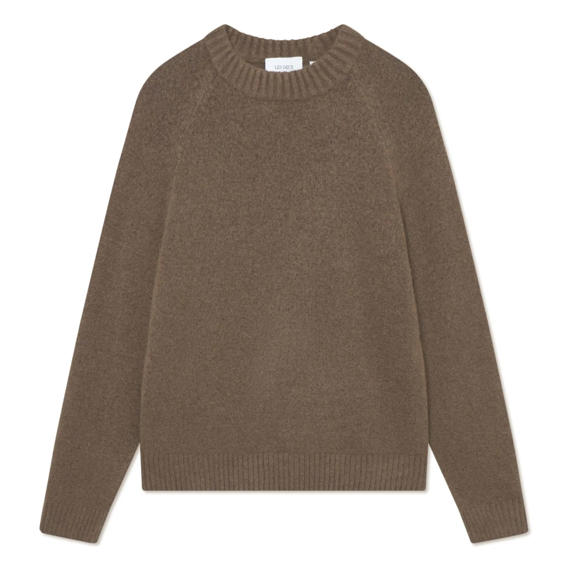 Les Deux Brown Gilbert Round Neck Sweater
