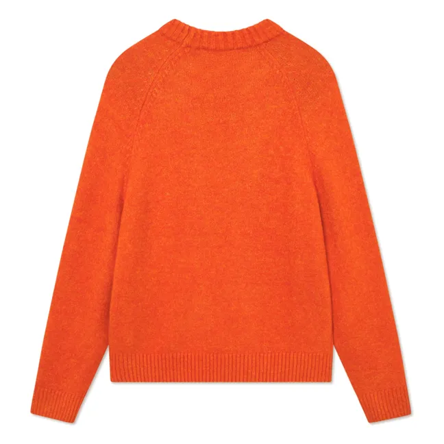 Pull Col Rond Gilbert  | Orange