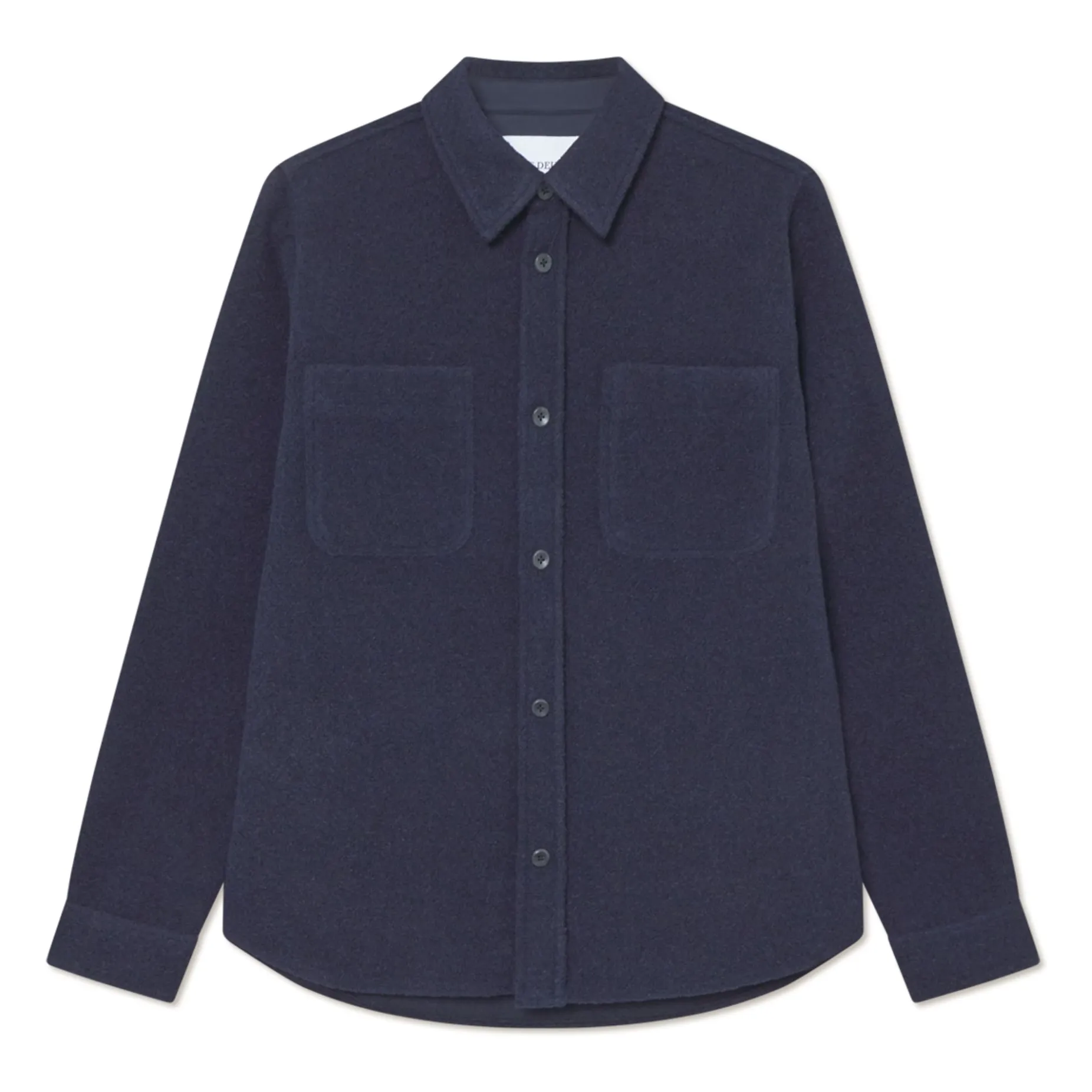 Les Deux Dark Blue Lennon Curly Overshirt