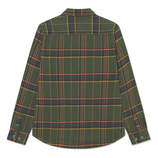 Surchemise à Carreaux Lennon  | Kaki foncé