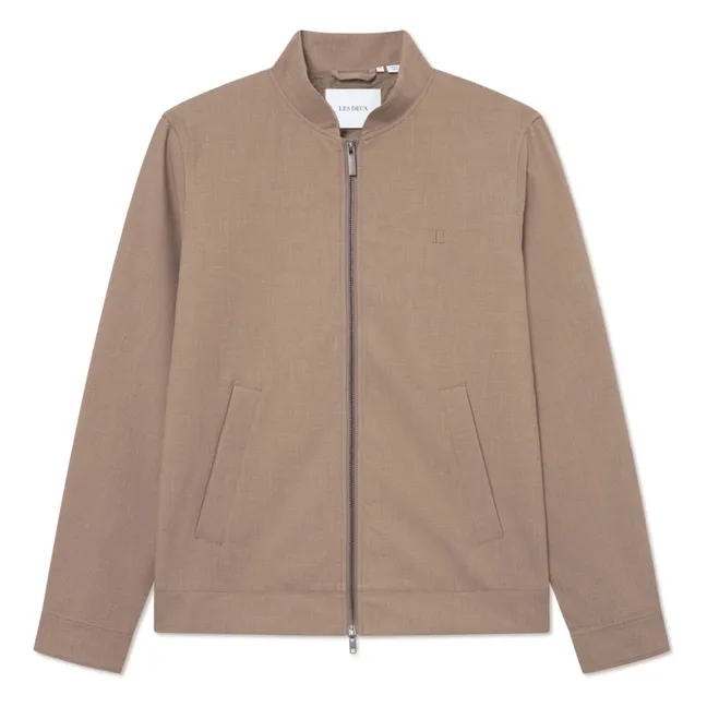 Veste Bomber Texturée Como | Marron