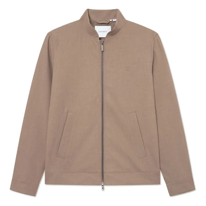 Veste Bomber Texturée Como | Marron- Image produit n°0