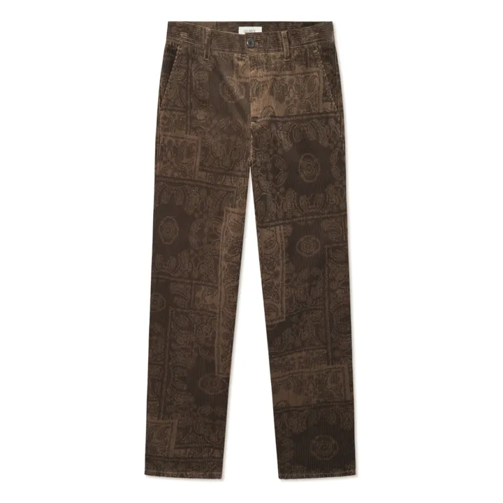 Pantalon Velours Côtelé Kody | Marron- Image produit n°0
