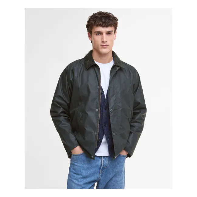 Tracker Wachsjacke | Sage Green S049