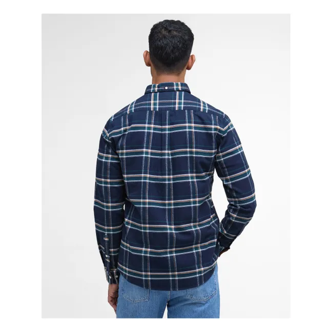 Camisa a cuadros Ronan | Azul Petróleo