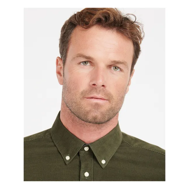 Chemise Velours Côtelé Ramseyb | Vert forêt