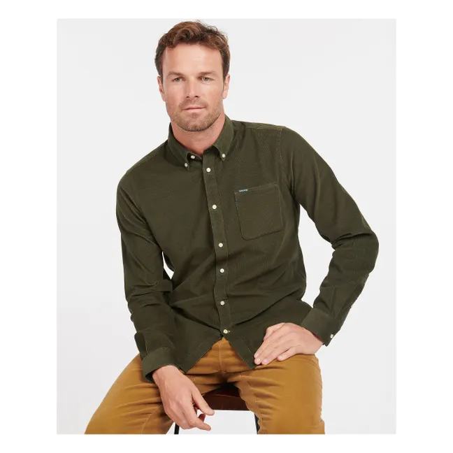 Chemise Velours Côtelé Ramseyb | Vert forêt