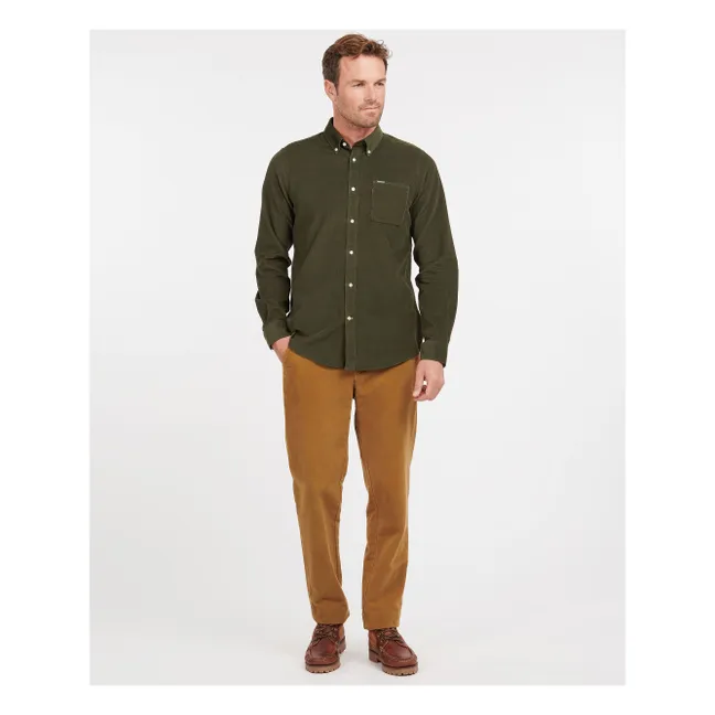 Ramseyb Camisa de pana | Verde bosque