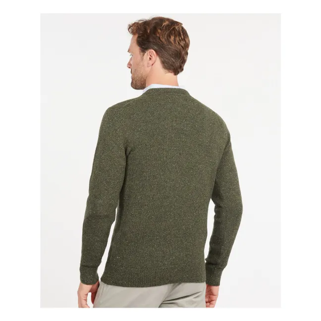 Pull Col Rond Essential Tisbury  | Vert forêt