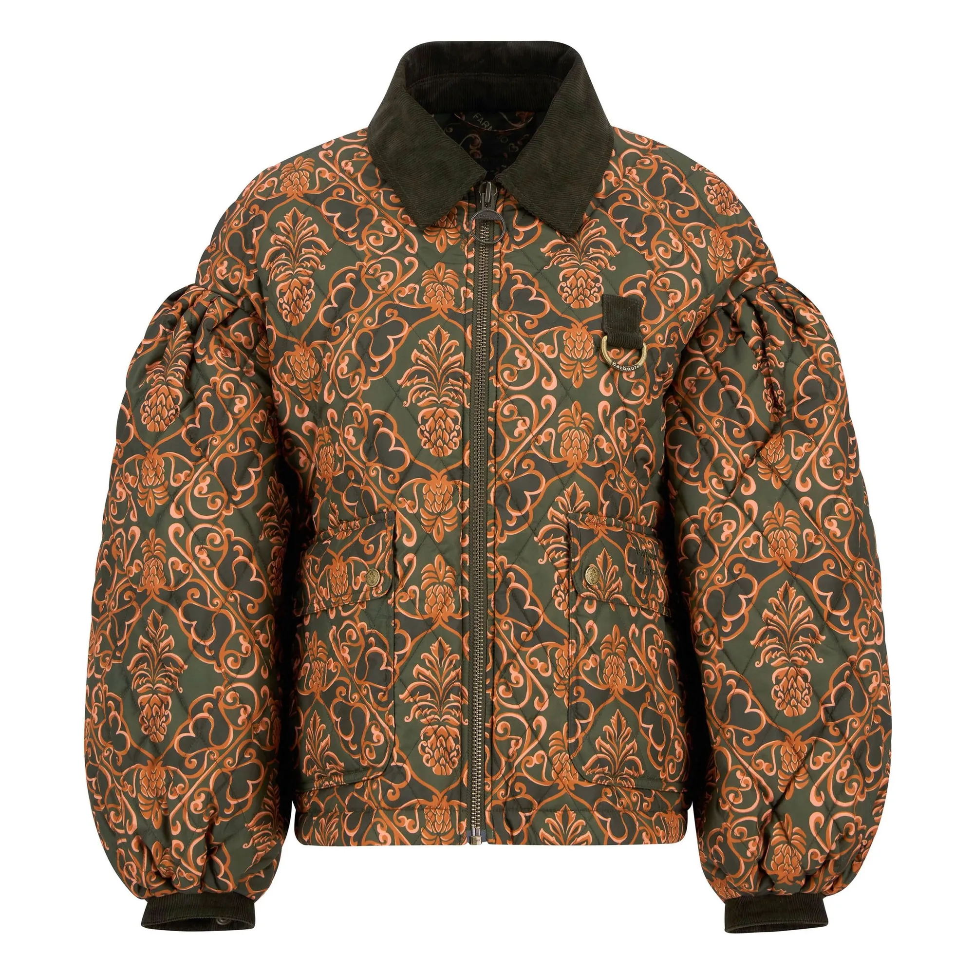 Barbour Green X Farm Rio Collaboration - Luisa Jacket