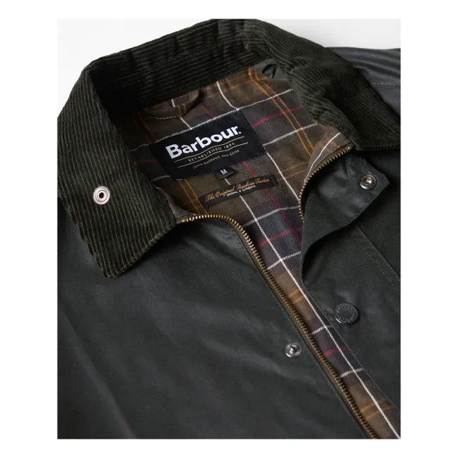 Chaqueta encerada Tracker | Sage Green S049