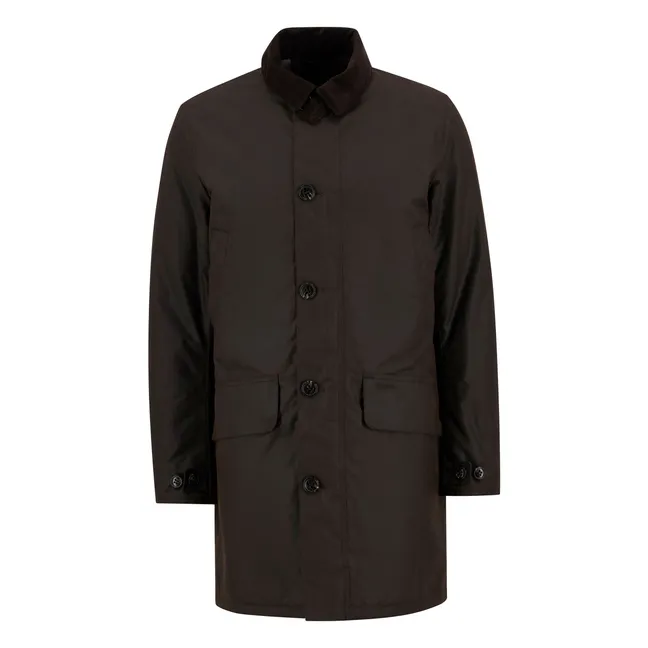 Mac Waxed Jacket | Brown