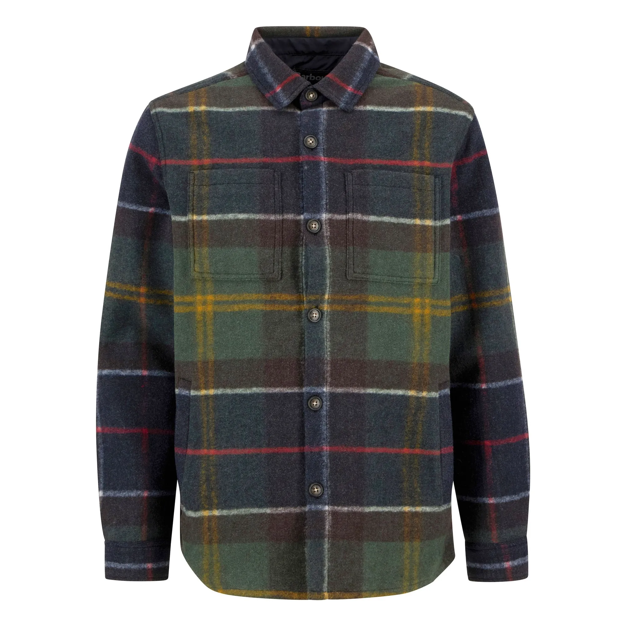 Barbour Green Chapter Plaid Overshirt