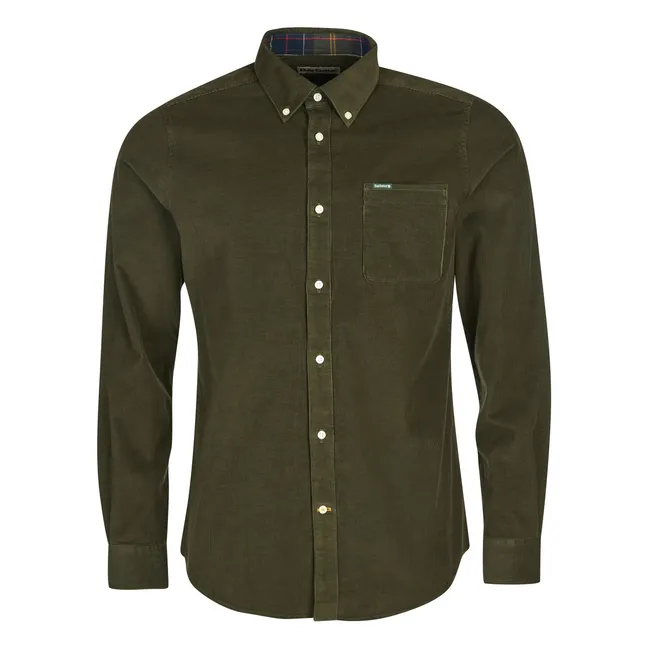 Chemise Velours Côtelé Ramseyb | Vert forêt