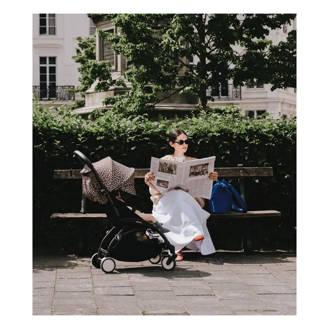 YOYO³ 6+ Pushchair White frame | Leopard