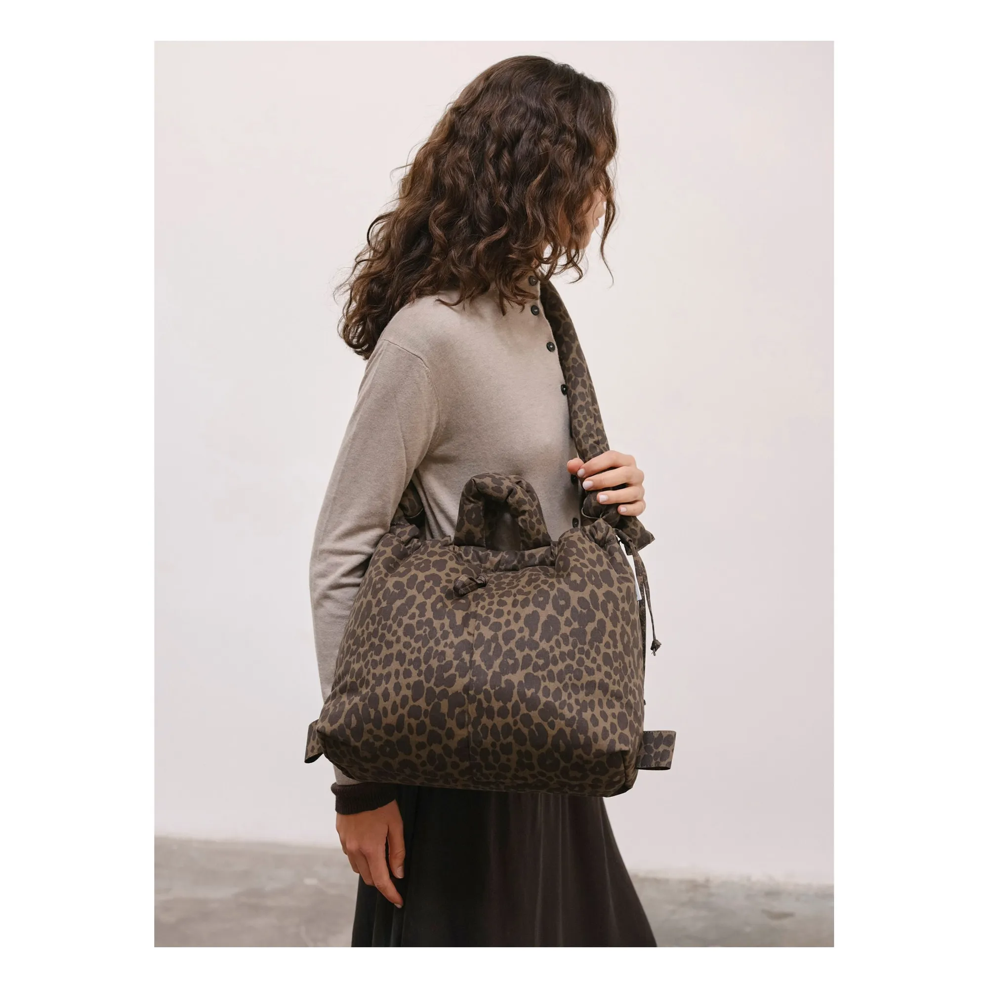 Olend - Ona Soft Leopard bag - Brown | Smallable