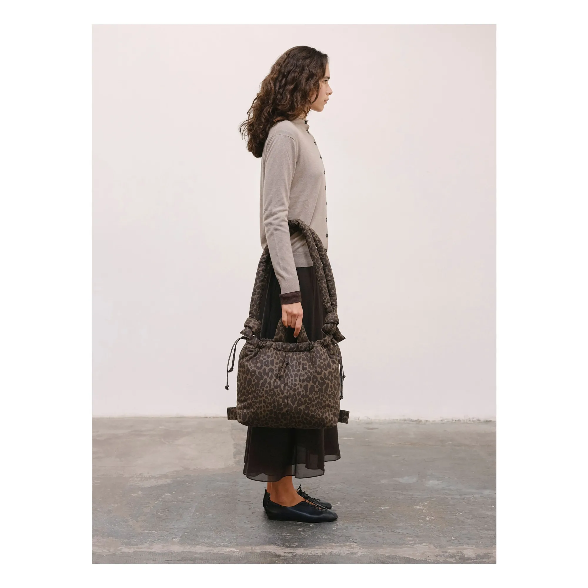 Olend - Ona Soft Leopard bag - Brown | Smallable