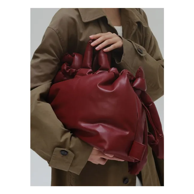 Tasche Ona Veganes Leder | Kirschrot