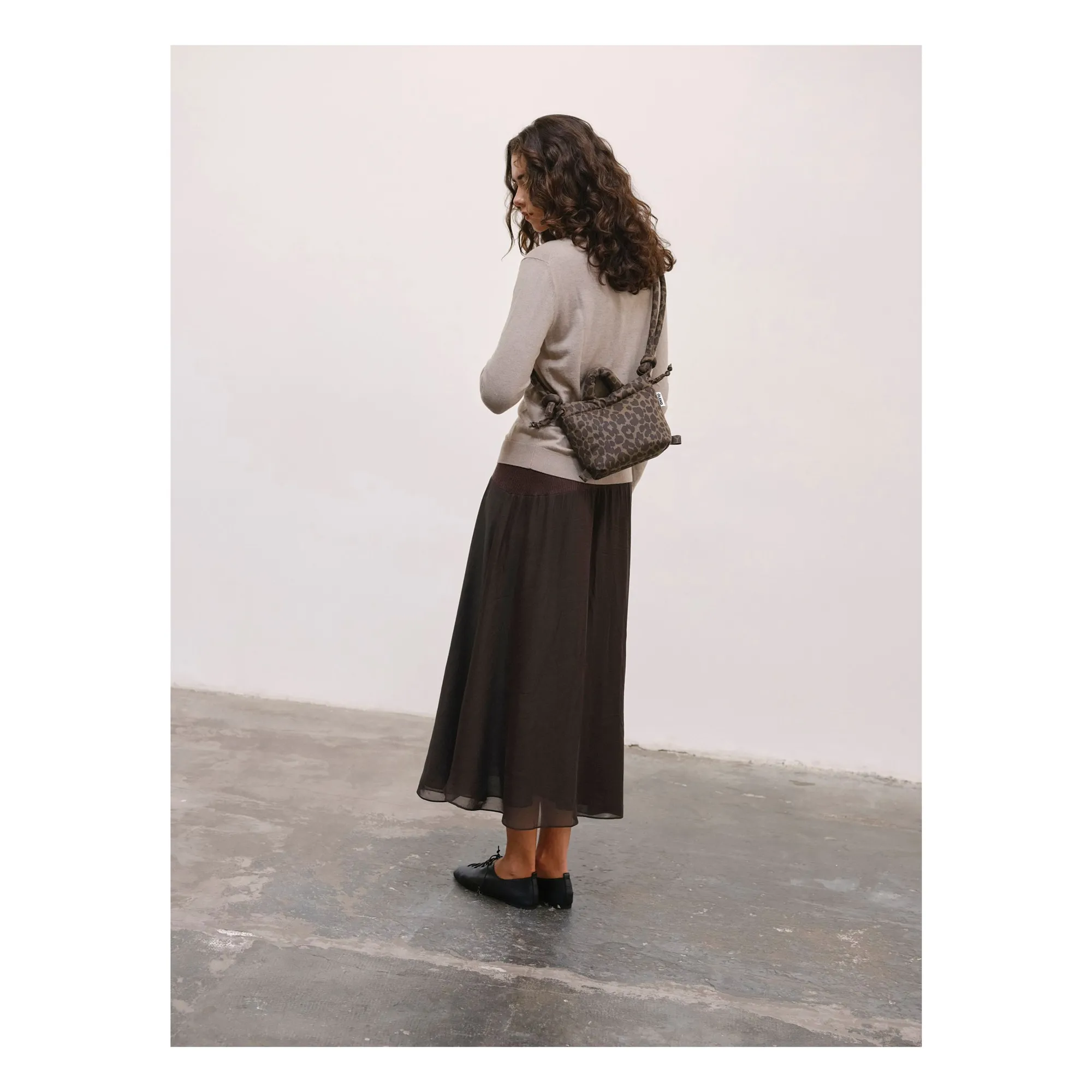 Sac Micro Ona Soft Léopard | Brun- Image produit n°3