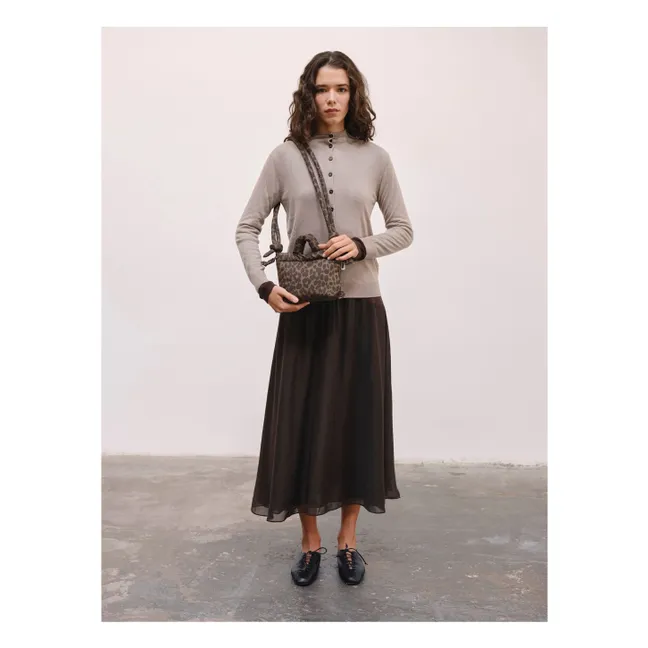 Sac Micro Ona Soft Léopard | Brun