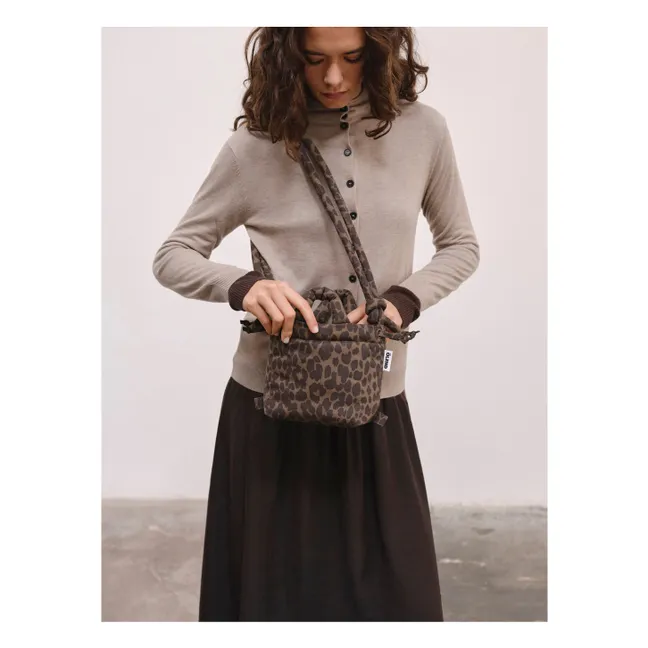 Sac Micro Ona Soft Léopard | Brun