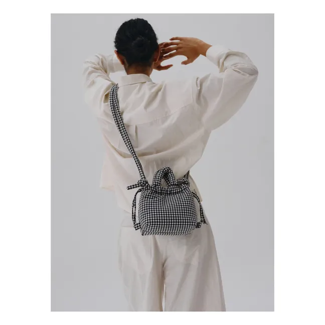 Sac Micro Ona Soft Vichy | Noir