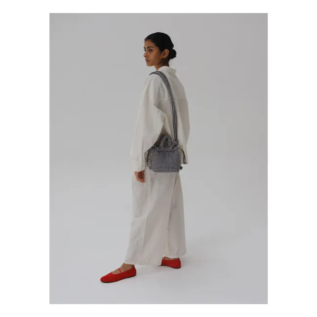 Sac Micro Ona Soft Vichy | Noir