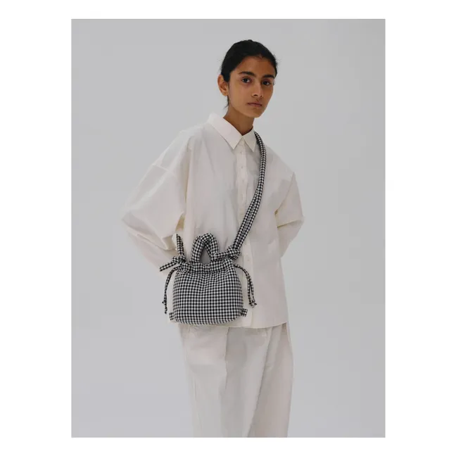 Sac Micro Ona Soft Vichy | Noir