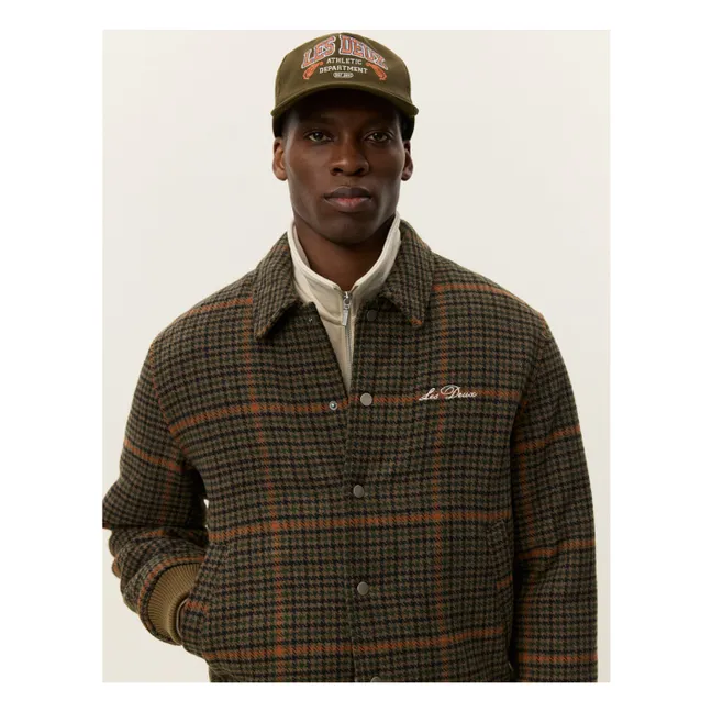 Blouson Bomber Varsity  | Marron