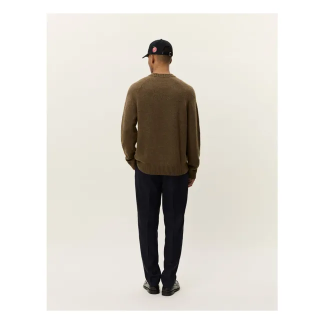 Pull Col Rond Gilbert  | Marron