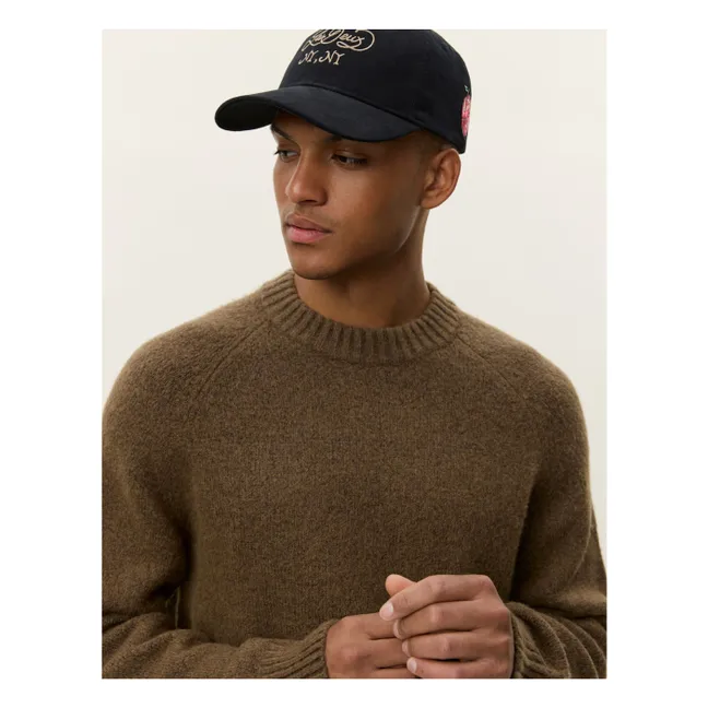 Pull Col Rond Gilbert  | Marron