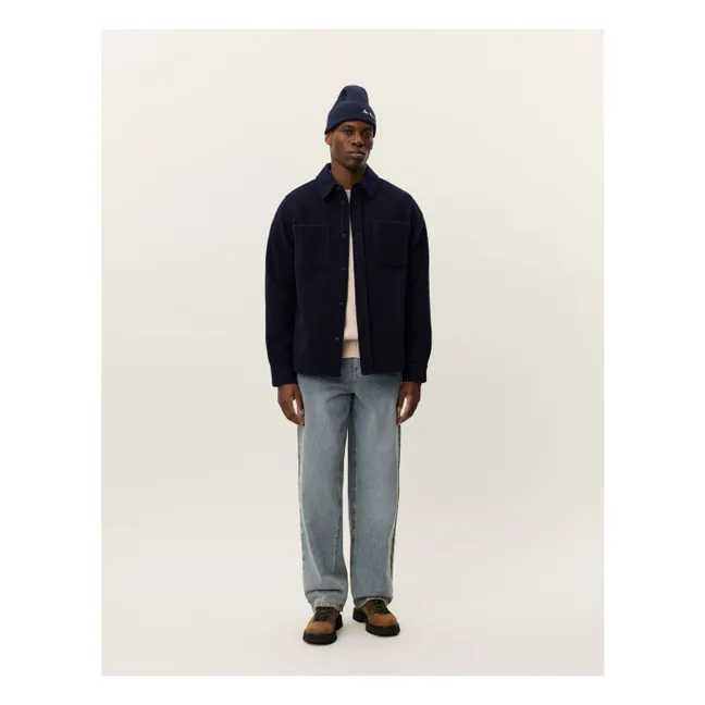 Surchemise Bouclée Lennon  | Bleu foncé