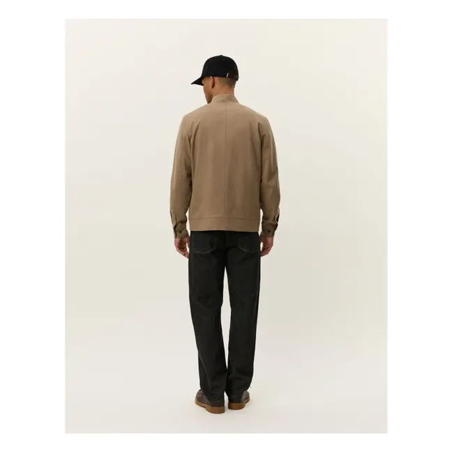 Veste Bomber Texturée Como | Marron