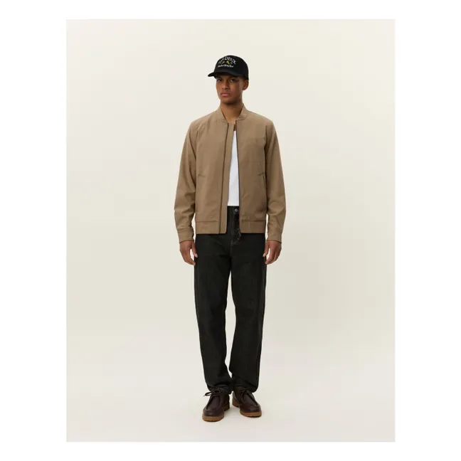 Veste Bomber Texturée Como | Marron