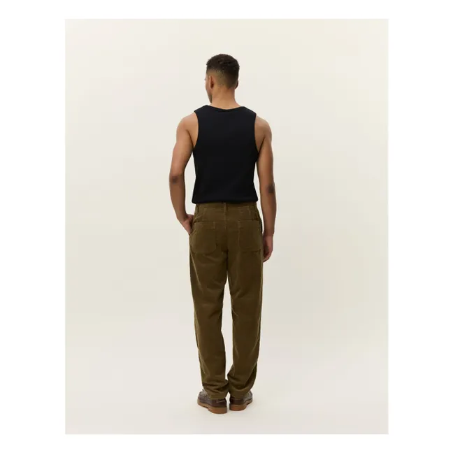 Pantalon Velours Côtelé Kody | Olive