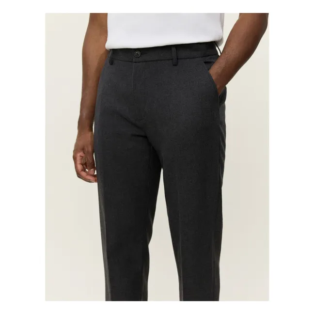 Pantalones de traje Como Reg | Gris Antracita