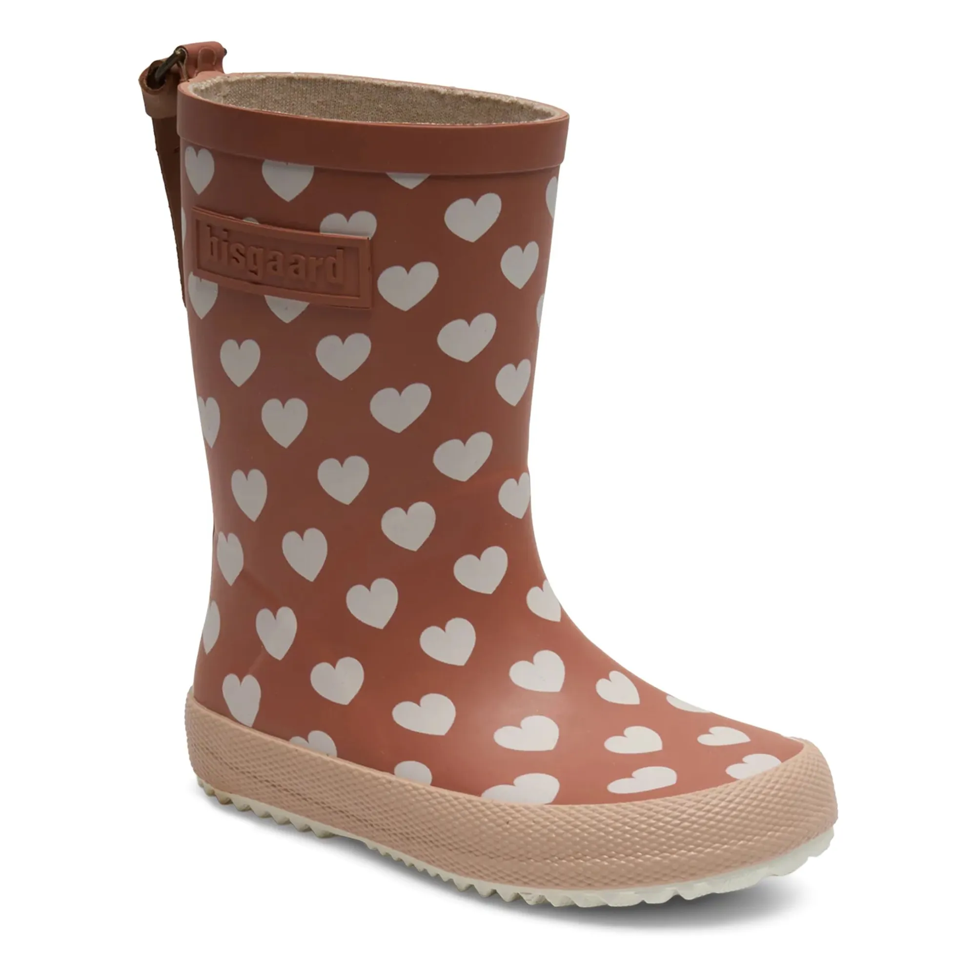 Bisgaard Dusty Pink Fashion Rain Boots Hearts