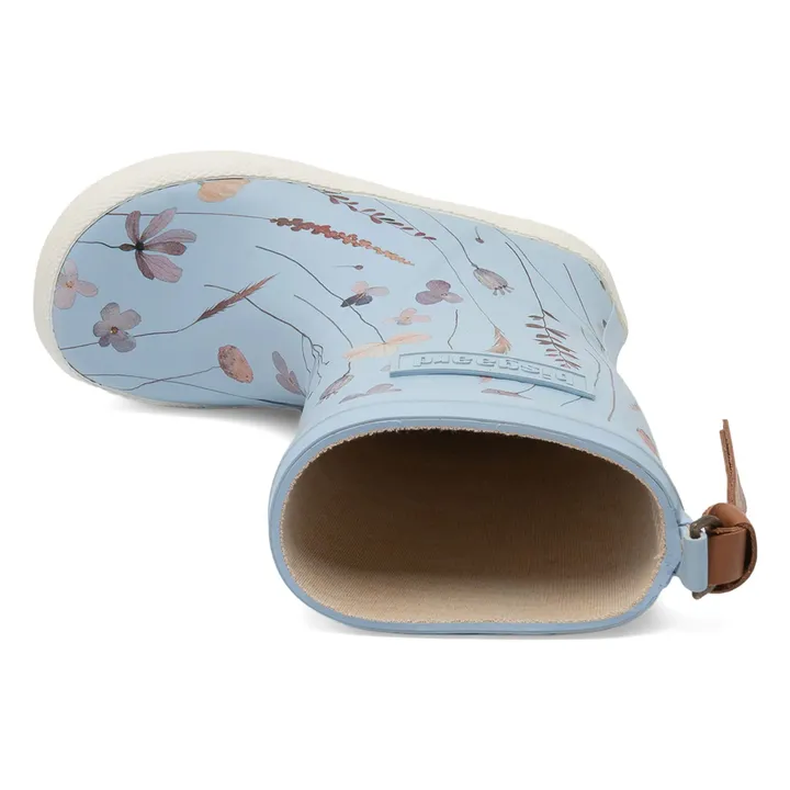 Fashion Flower Rain Boots | Light blue- Product image n°4