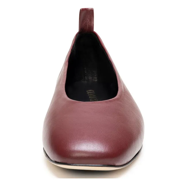 Ballerines Ibiza Cuir Nappa | Bordeaux