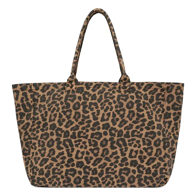 Leo Leopard tote bag | Brown